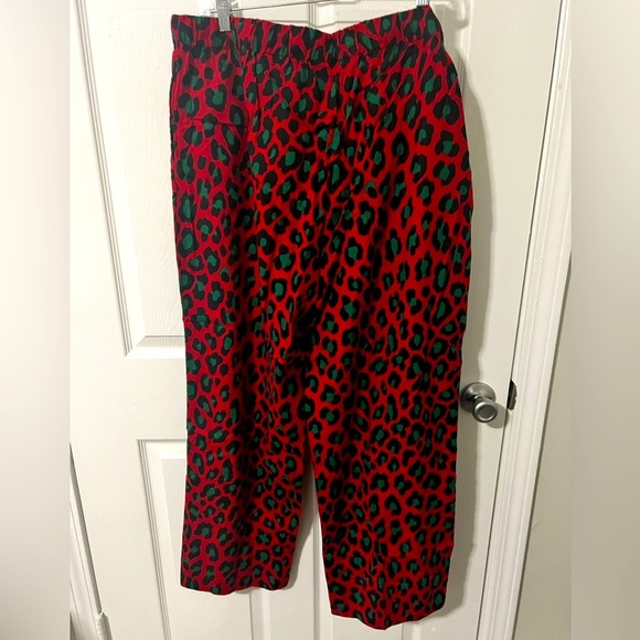 Leopard print pajama pants, Plus Size - Picture 2 of 6